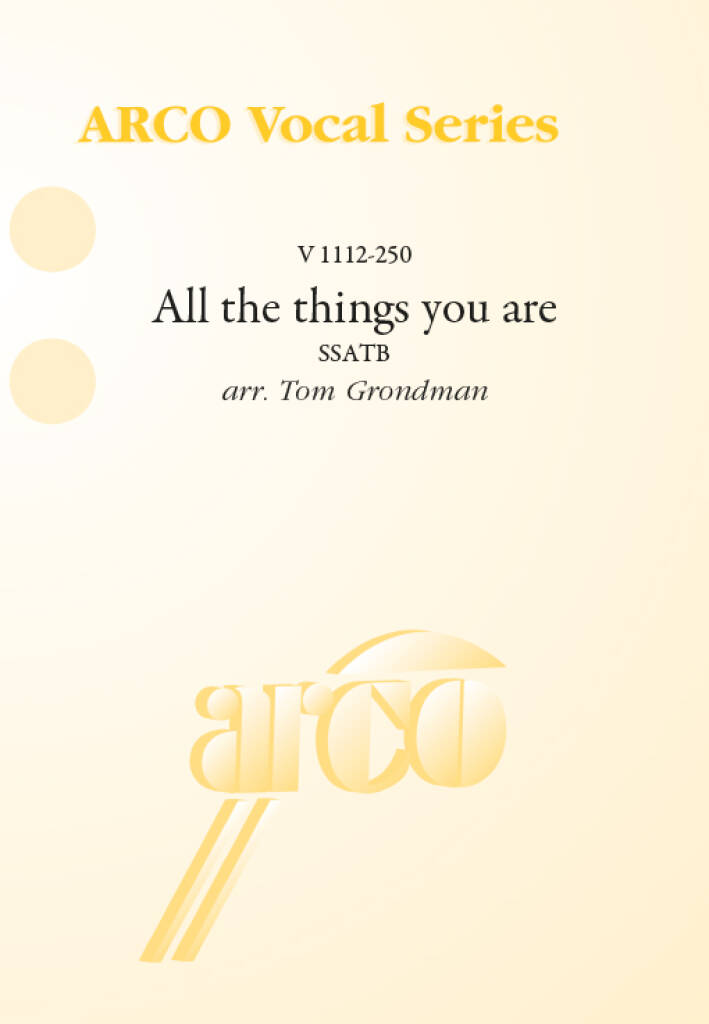 All the things you are